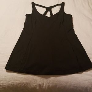 Black workout top